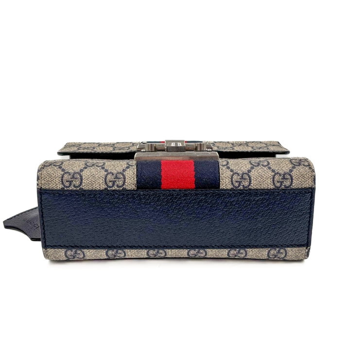 Gucci GG Supreme Small Padlock Shoulder Bag