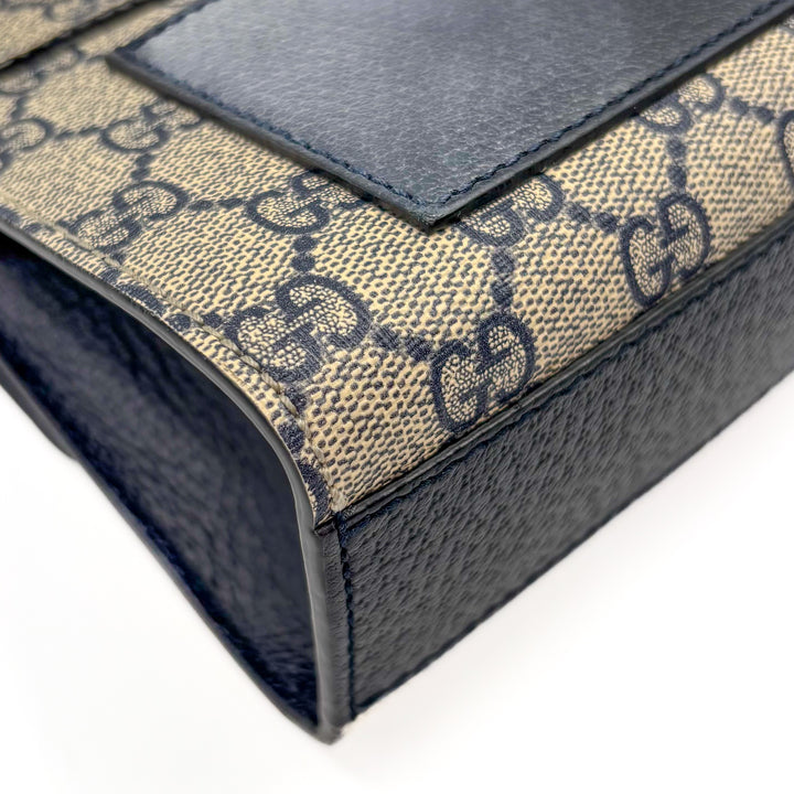 Gucci GG Supreme Small Padlock Shoulder Bag