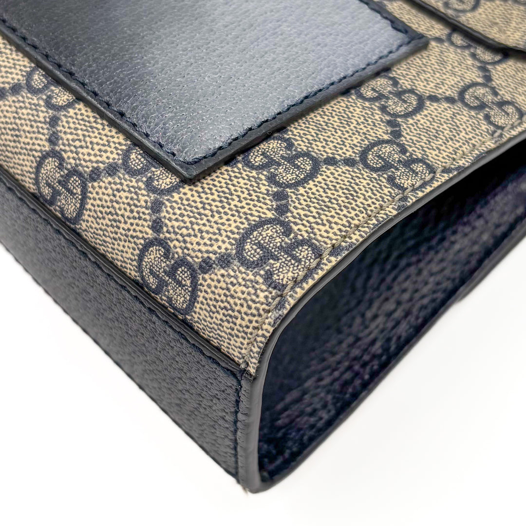 Gucci GG Supreme Small Padlock Shoulder Bag