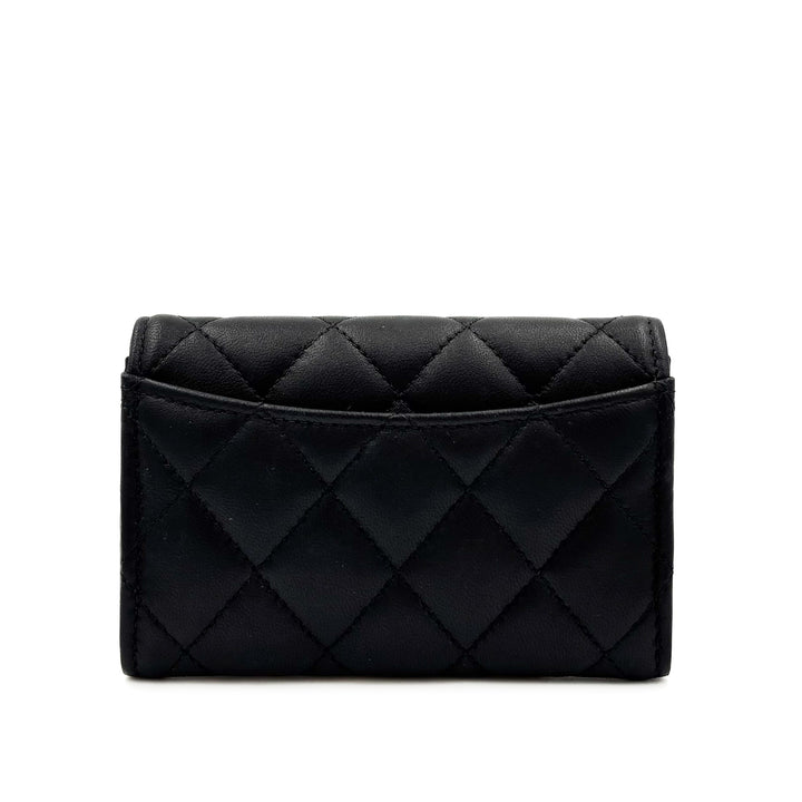 Chanel Lambskin Classic Flap Card Holder