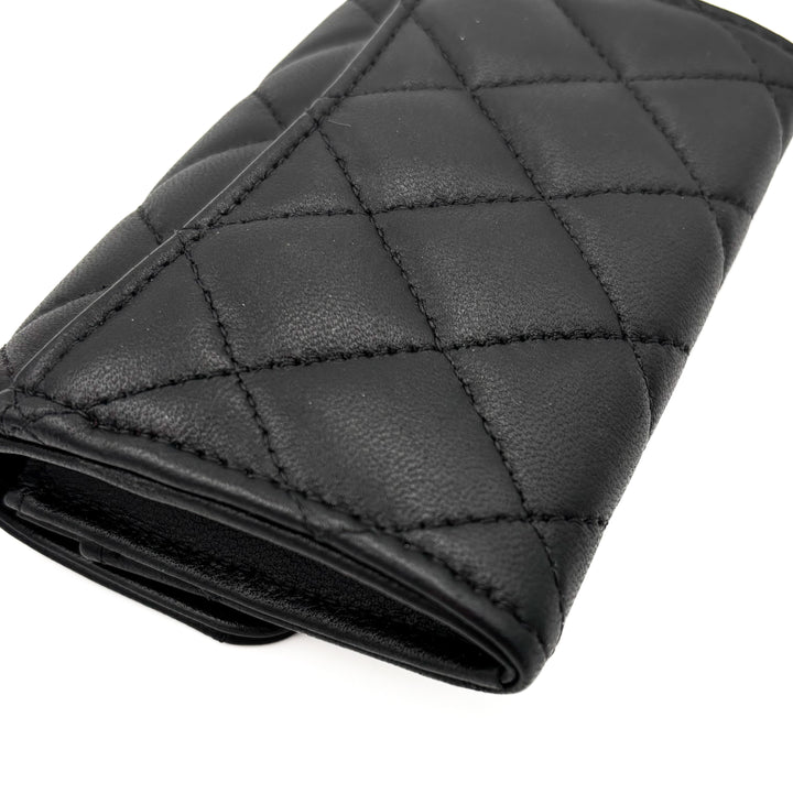 Chanel Lambskin Classic Flap Card Holder