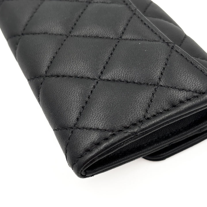 Chanel Lambskin Classic Flap Card Holder
