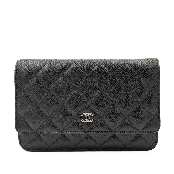 Chanel Caviar Classic Wallet on Chain