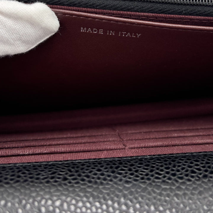 Chanel Caviar Classic Wallet on Chain