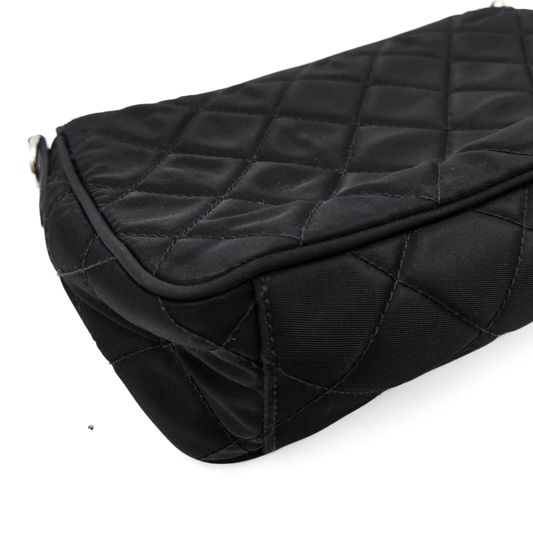 Prada Nylon Tessuto Impuntu Quilted Crossbody Bag
