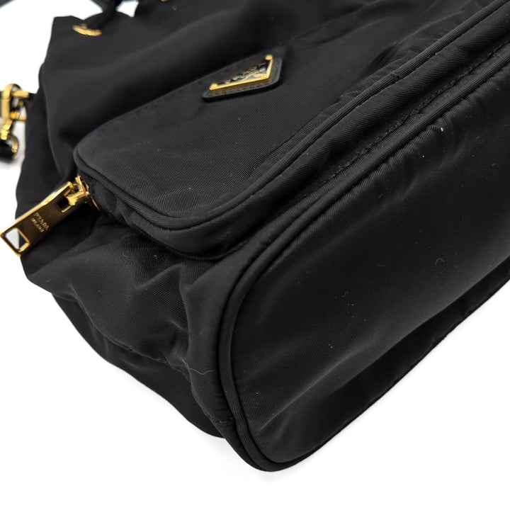 Prada Duet Re-Nylon Bucket Bag