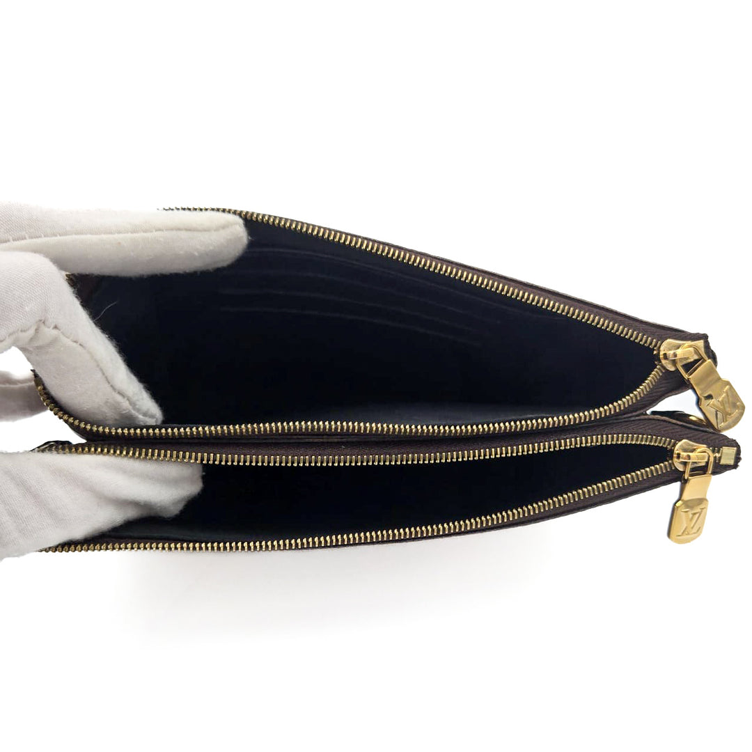 Louis Vuitton Double Zip Pochette Monogram Giant Reverse and Monogram