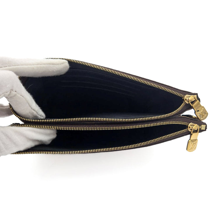 Louis Vuitton Double Zip Pochette Monogram Giant Reverse and Monogram