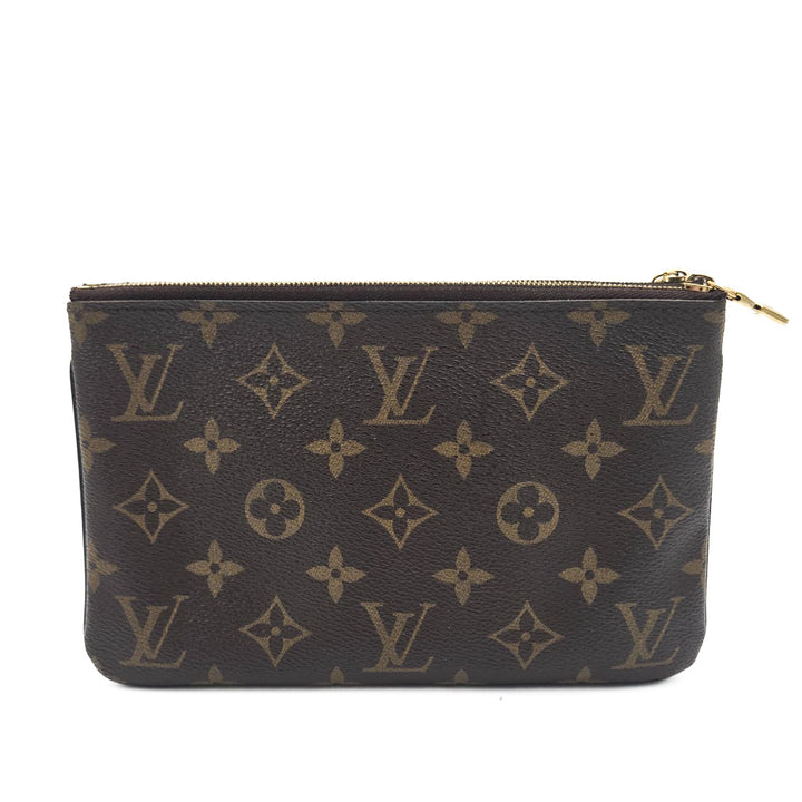 Louis Vuitton Double Zip Pochette Monogram Giant Reverse and Monogram