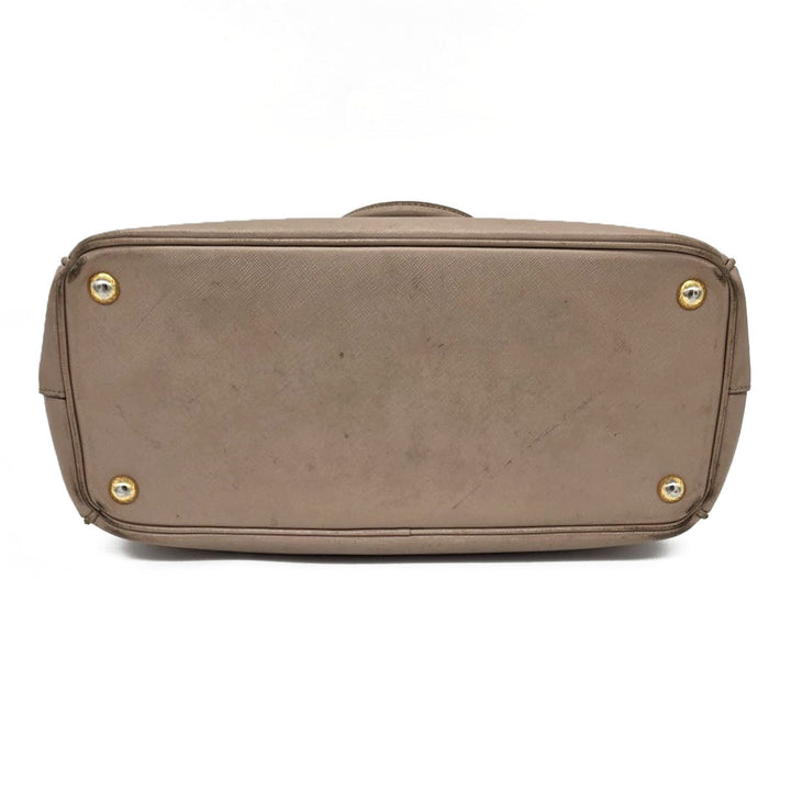 Prada Large Nude Galleria Saffiano Leather Bag