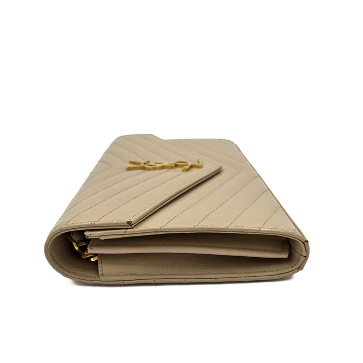 Saint Laurent Cassandre Envelope Wallet On Chain