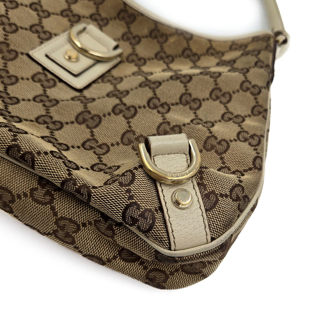 Gucci Abbey GG Canvas Small Hobo Bag