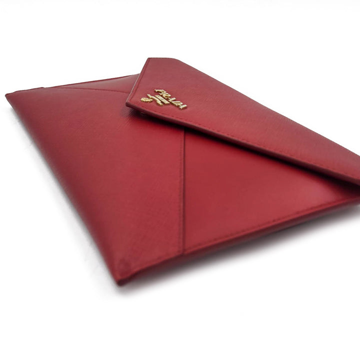 Prada Saffiano 3 Piece Clutch