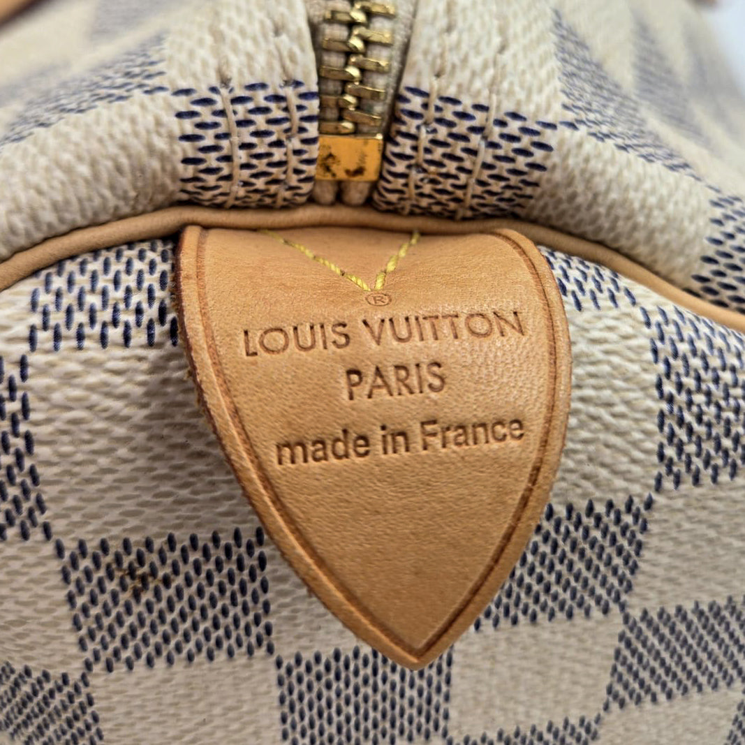 Louis Vuitton Speedy 30 Damier Azur