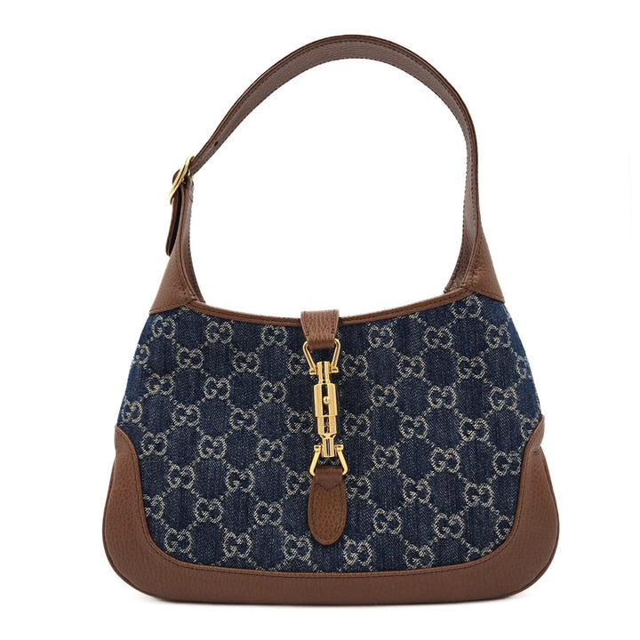 Gucci GG Denim Jackie 1961 Small Shoulder Bag