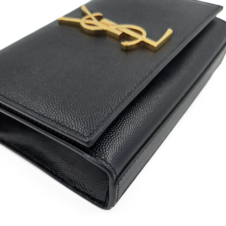 Saint Laurent Small Grained Calfskin Kate Bag