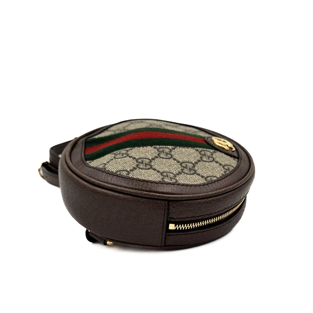 Gucci GG Supreme Ophidia Round Mini Backpack