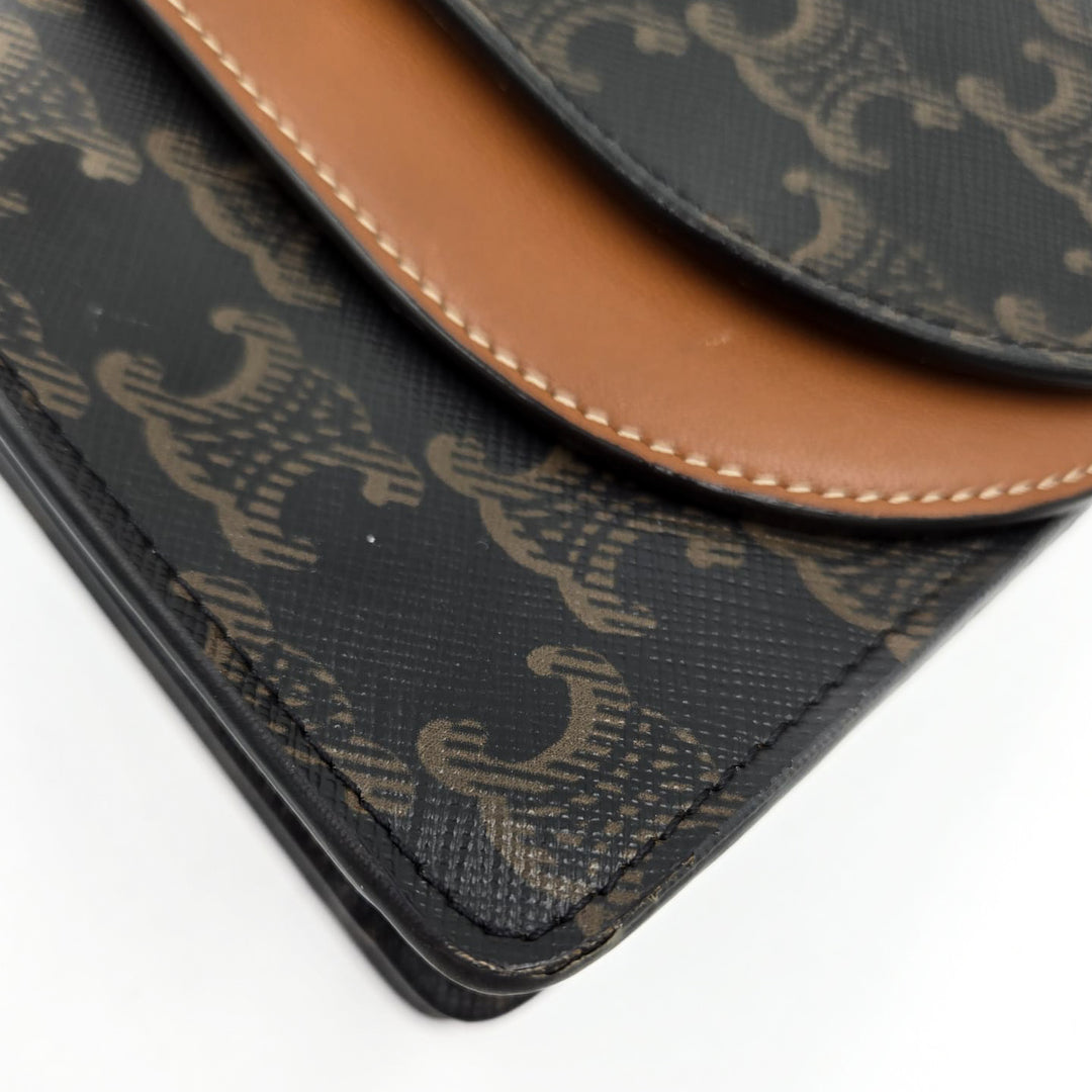 Celine Triomphe Wallet on Strap