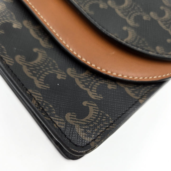 Celine Triomphe Wallet on Strap