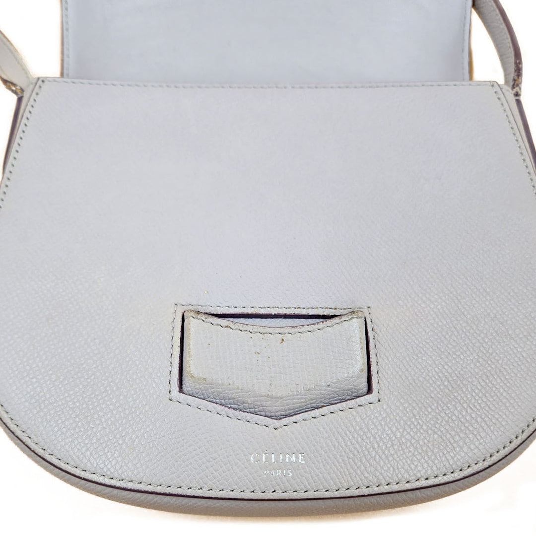 Celine Trotteur Small Grained Leather Crossbody