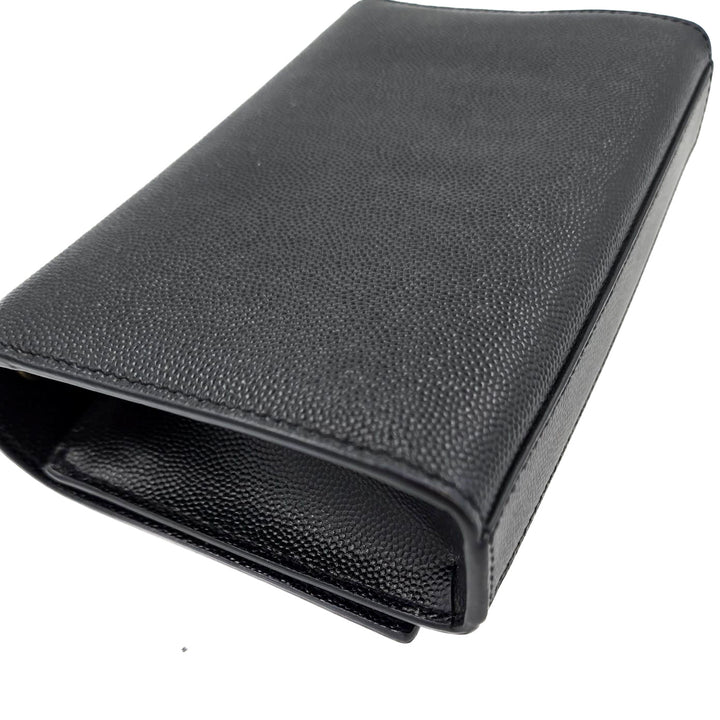 Saint Laurent Small Grained Calfskin Kate Bag