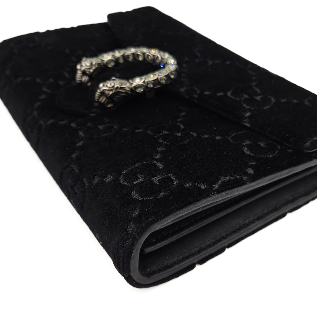 Gucci Velvet GG Supreme Monogram Small Dionysus