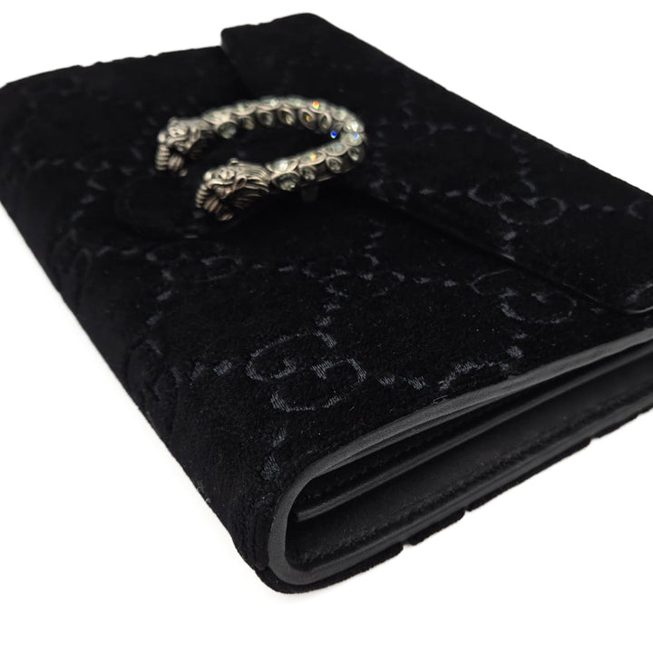 Gucci Velvet GG Supreme Monogram Small Dionysus