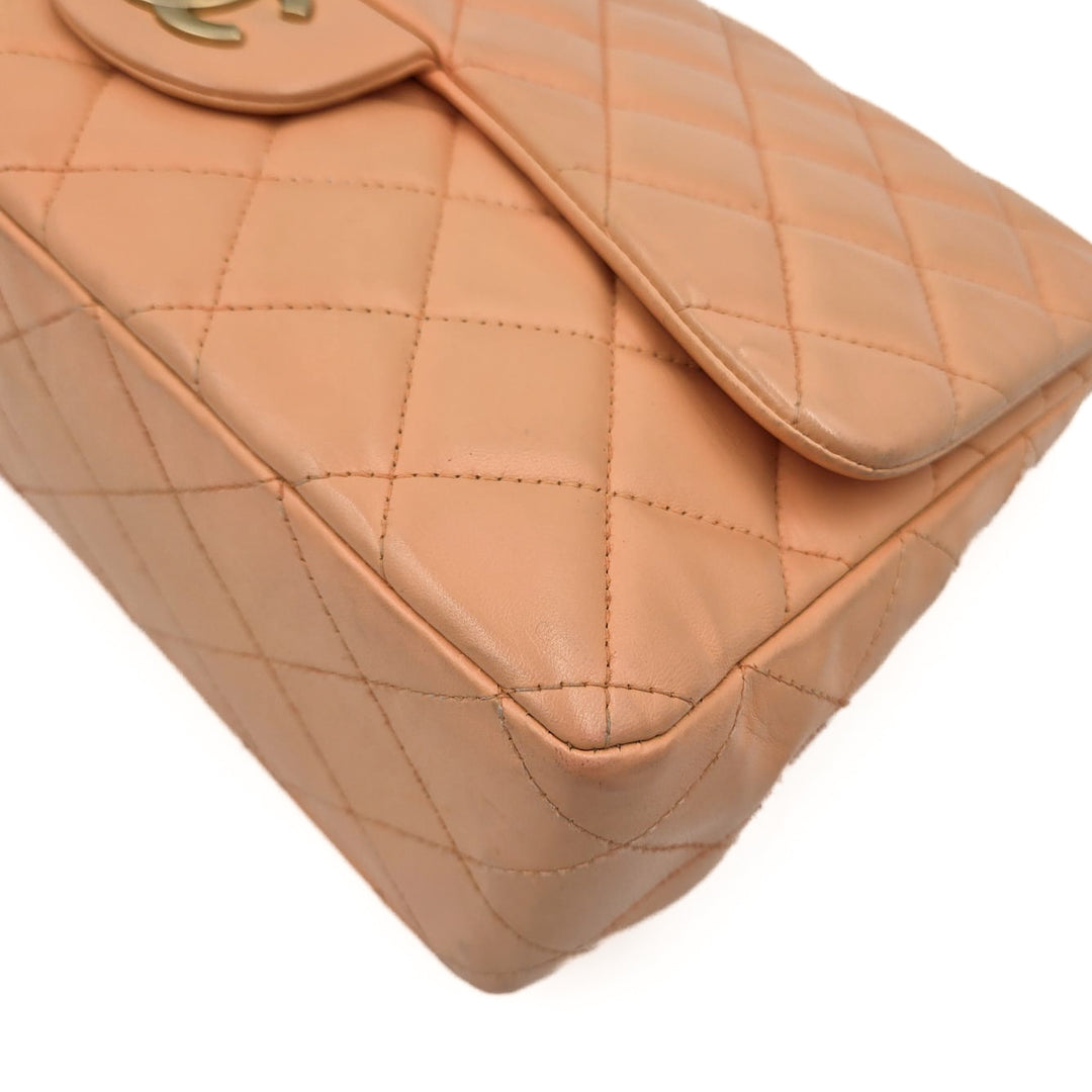 Chanel Jumbo Lambskin Classic Single Flap Bag