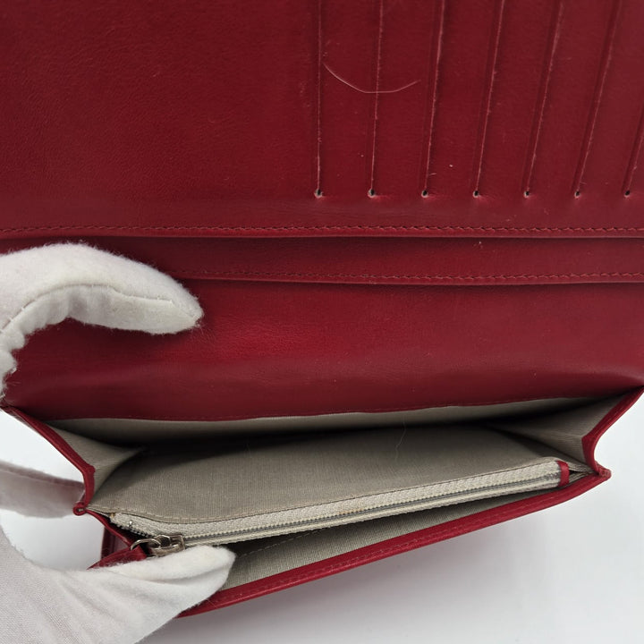 Chanel Patent Quilted Flap Wallet