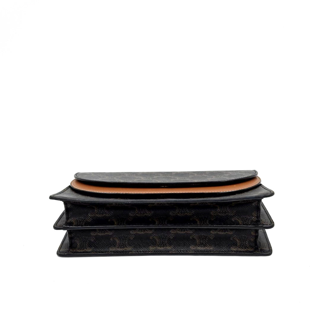 Celine Triomphe Wallet on Strap