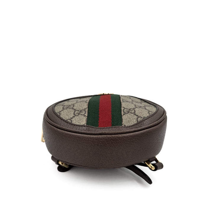 Gucci GG Supreme Ophidia Round Mini Backpack
