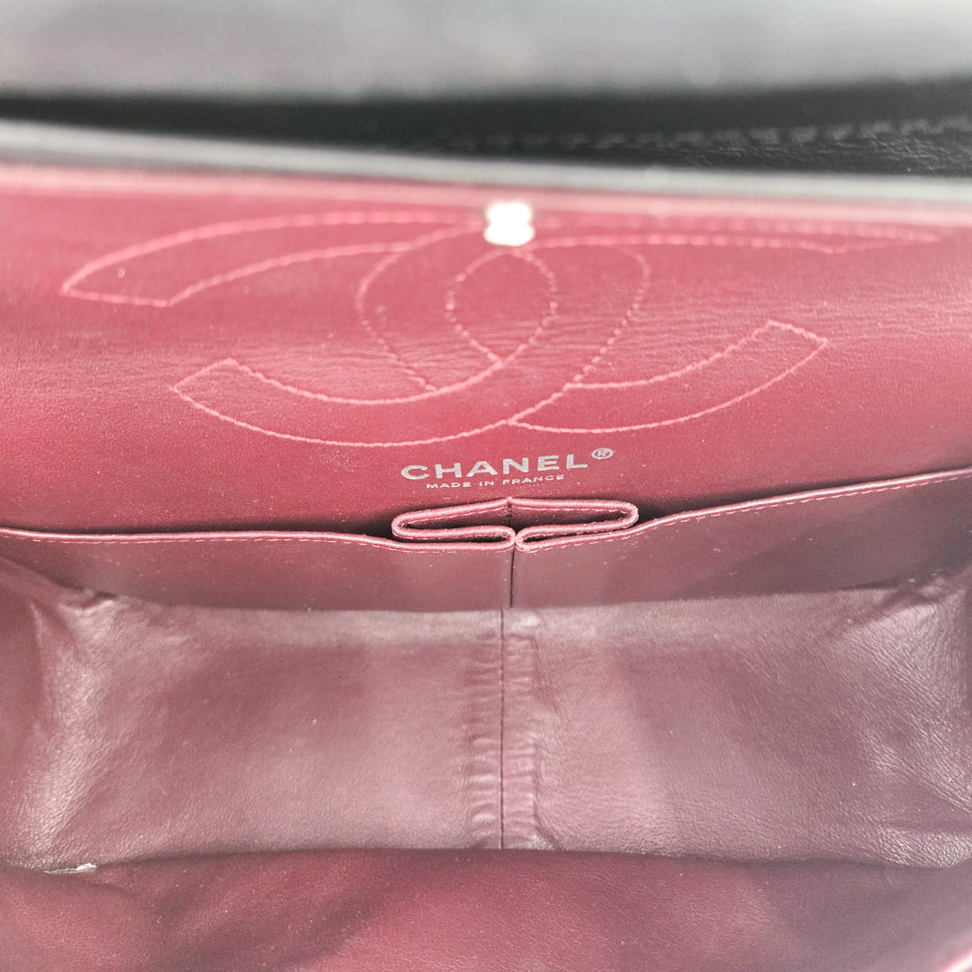 Chanel Black Aged Calfskin Reissue 2.55 Flap Bag 226