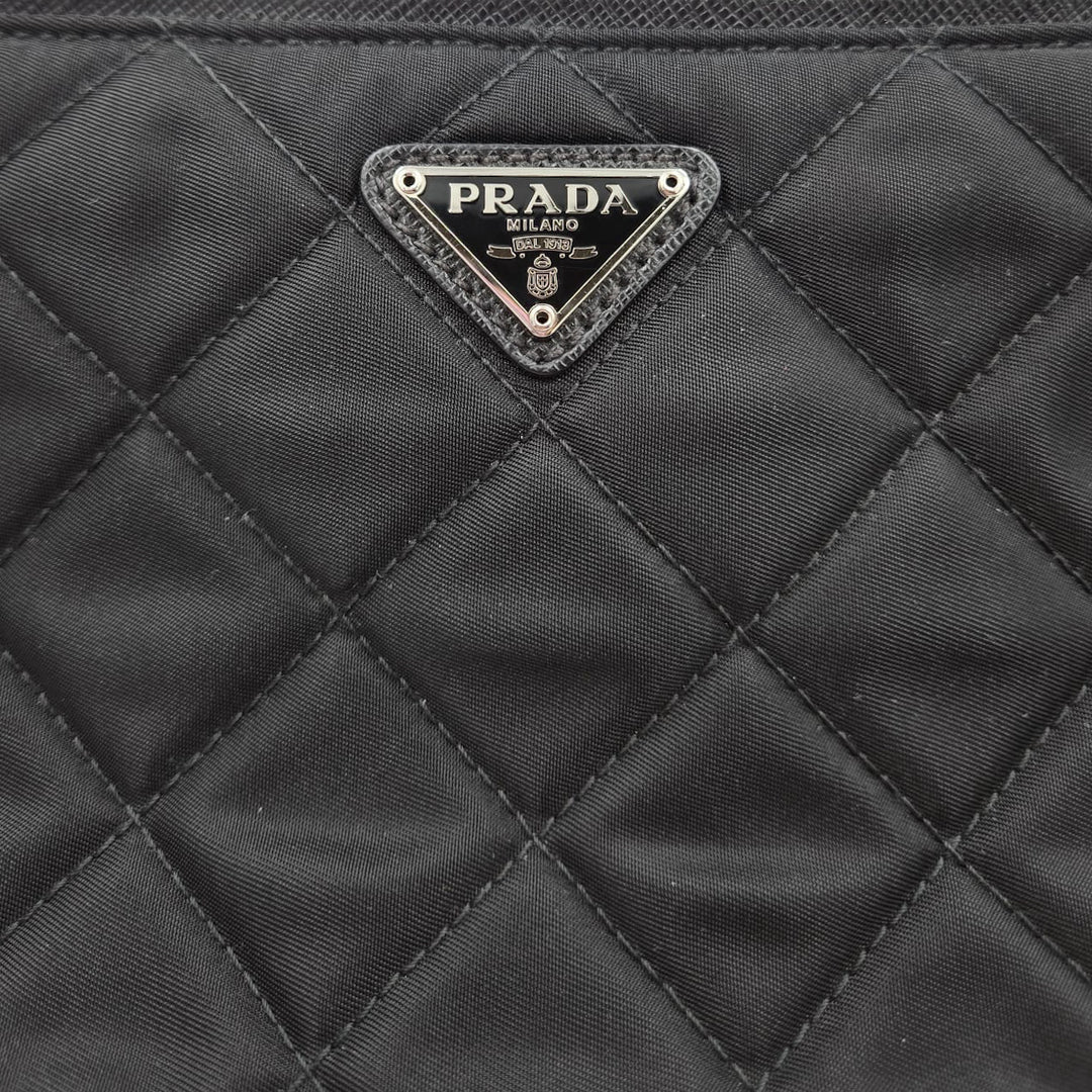 Prada Nylon Tessuto Impuntu Quilted Crossbody Bag