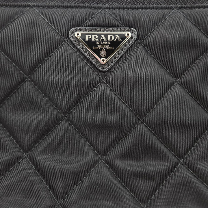 Prada Nylon Tessuto Impuntu Quilted Crossbody Bag