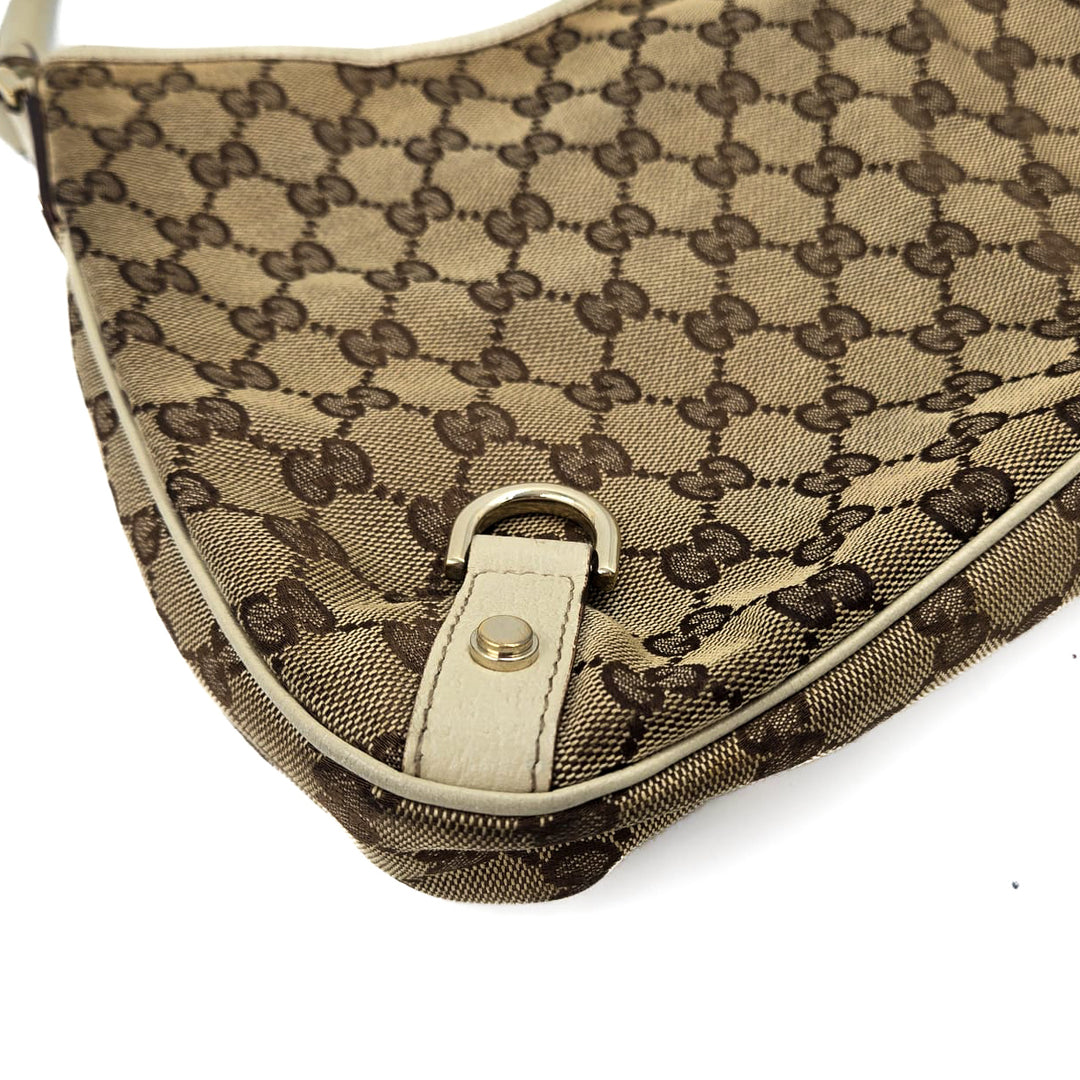 Gucci Abbey GG Canvas Small Hobo Bag