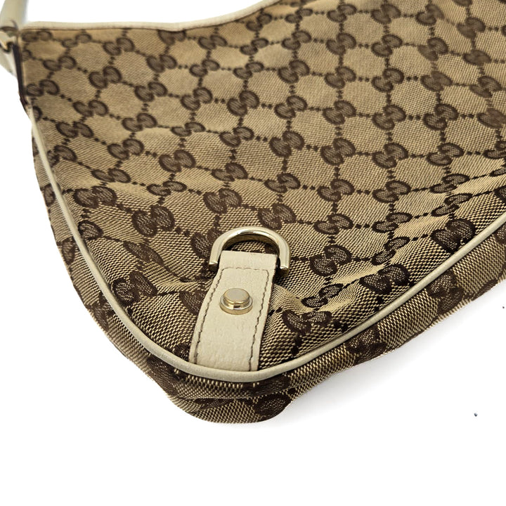 Gucci Abbey GG Canvas Small Hobo Bag